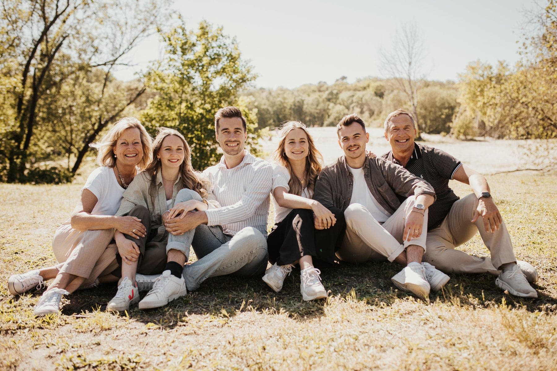 Fotoshooting mit der Familie